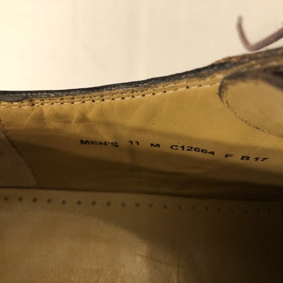COLE HAAN MEN\'S BLACK LEATHER DRESS SHOES  SIZE: 11M main image 7